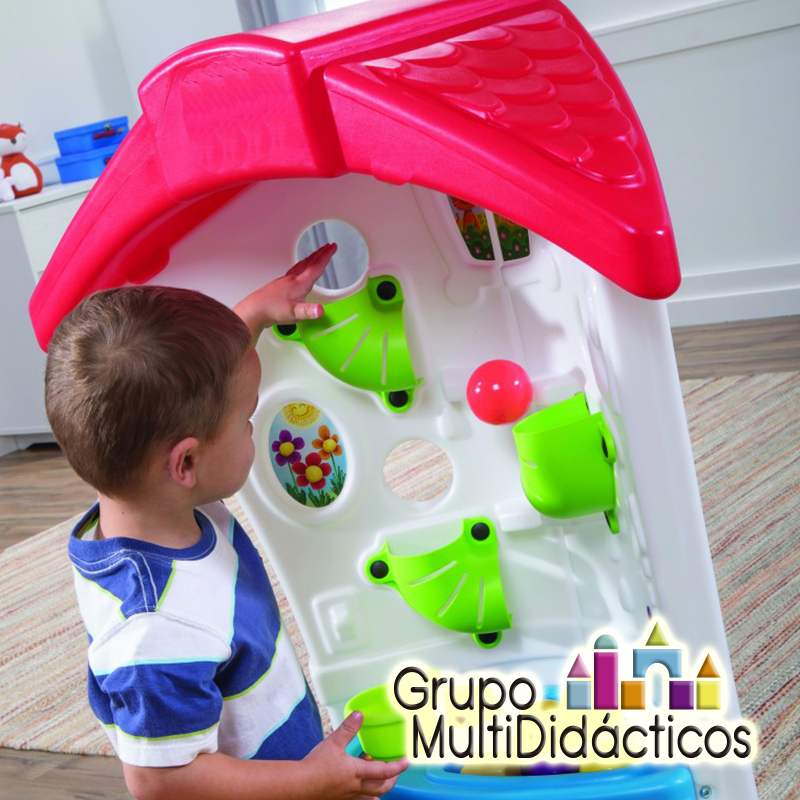 Casita plastica para niños CASA GUARDERIA - Parquedebolas.com